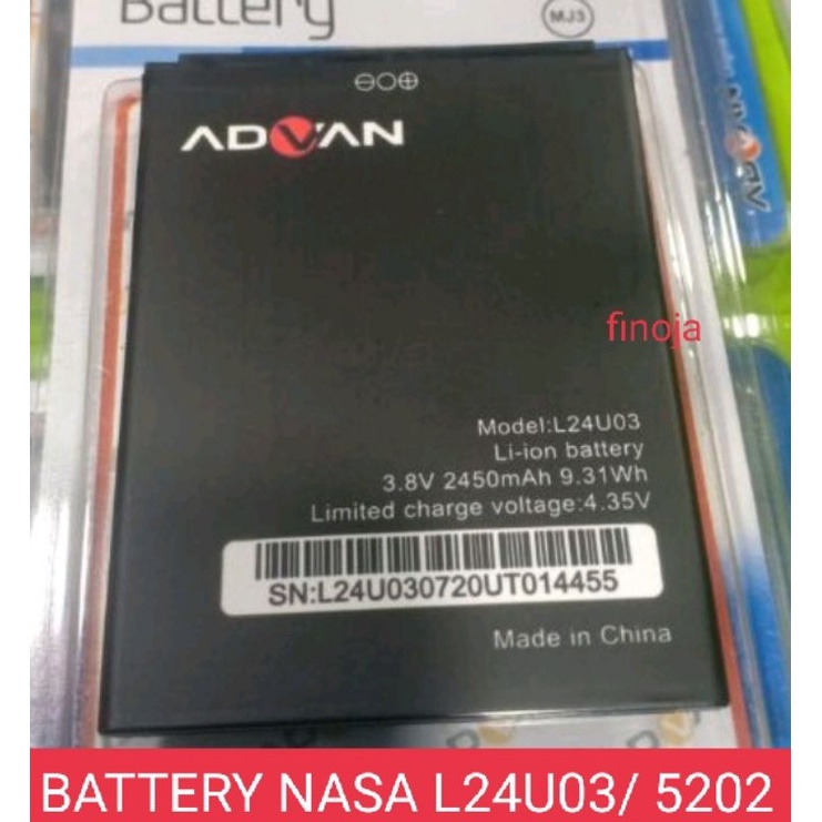 Batteri Advan Nasa L24U03 baterai Advan NASA 5202