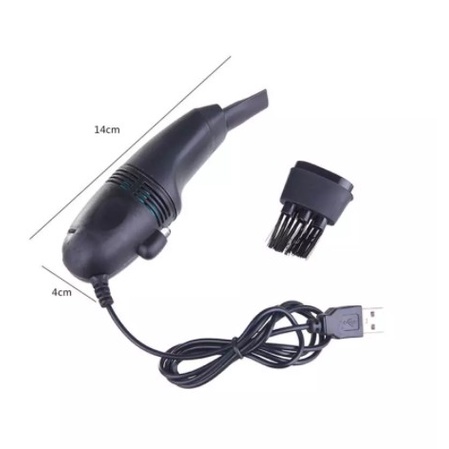 Mini USB Vacuum Cleaner untuk Komputer Laptop Penghisap debu Computer - Hitam