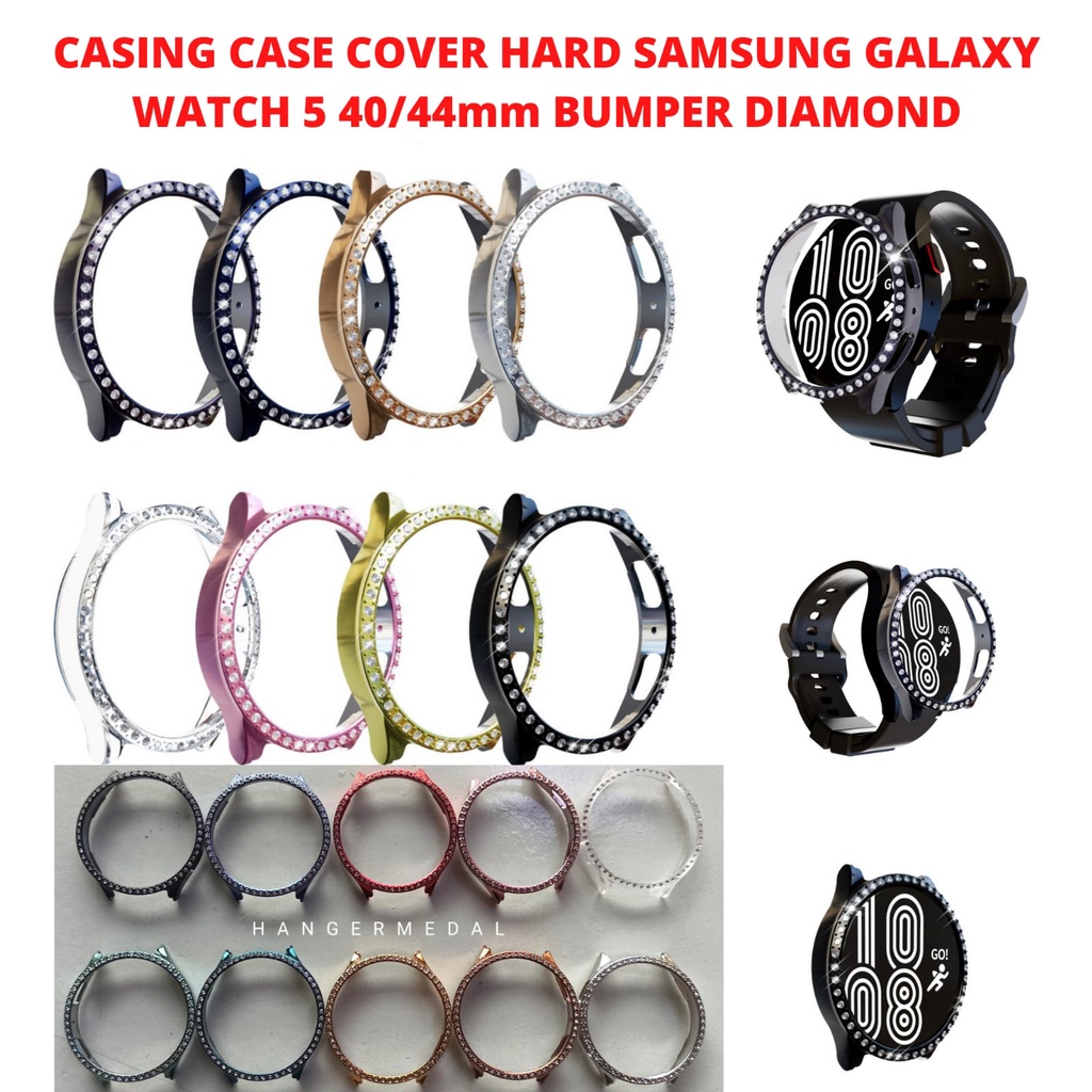 Casing Case Cover Hard Samsung Galaxy Watch 5 40mm 44mm Bumper DIAMOND