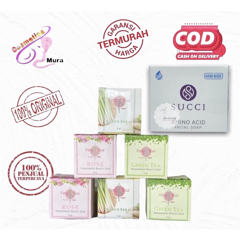 succi sabun amino super | succi fengshui sabun sere | succi sabun rose | succi fengshui sabun greentea