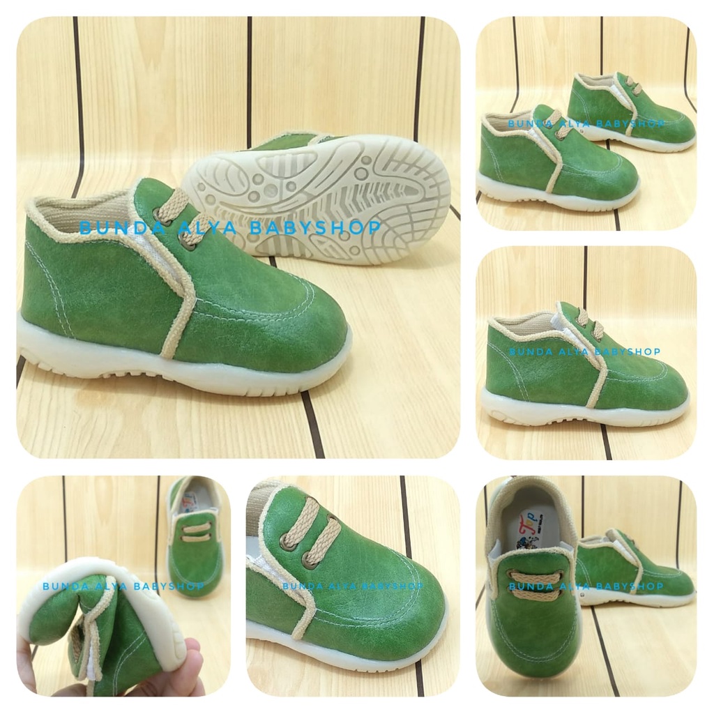 Sepatu Anak Laki Laki Usia 1 2 3 Tahun Size 22 - 28 Casual HIJAU - Sepatu Anak Cowok Casual Keren SALE