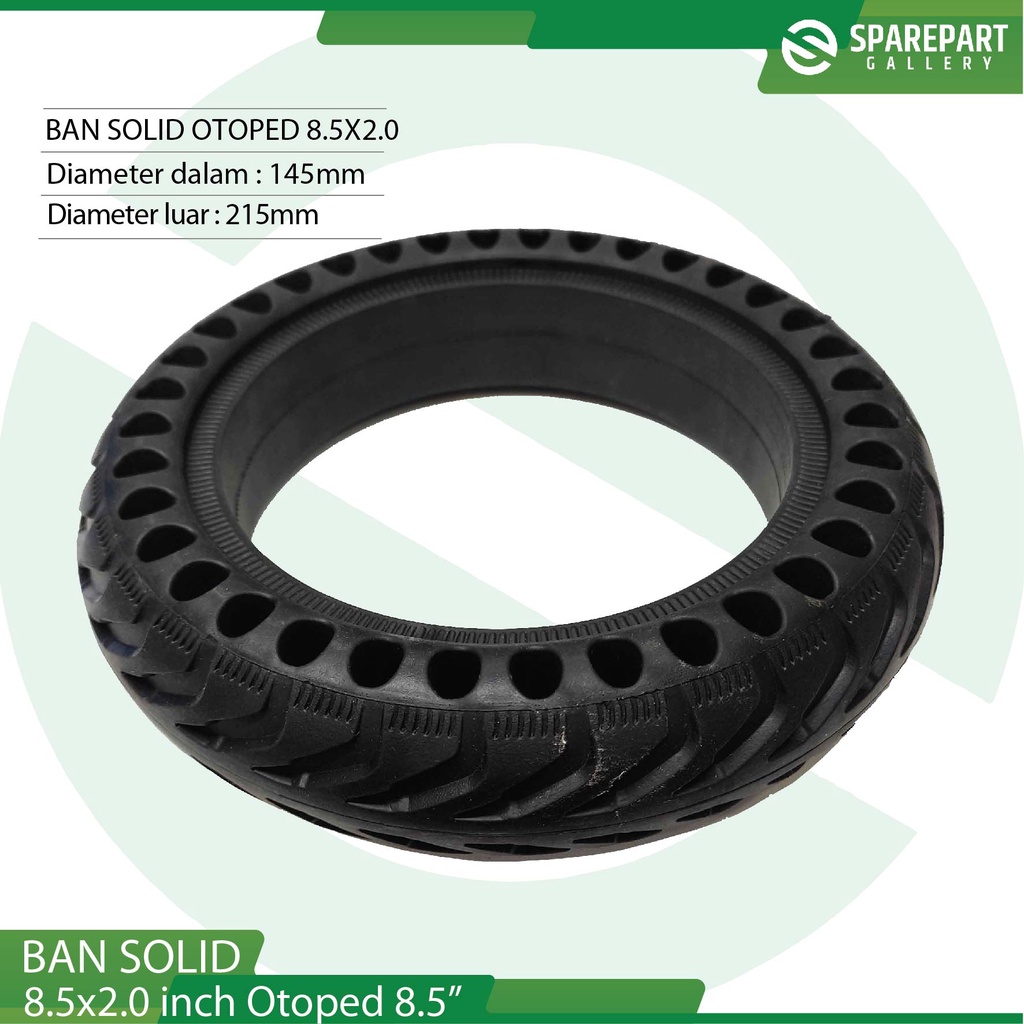 Ban solid skuter otoped xiaomi mijia M365 ban mati 8.5inch