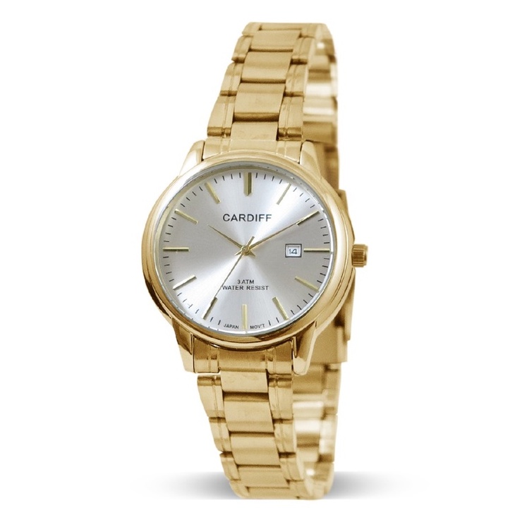 Jam Tangan Wanita Rantai CARDIFF Analog H 7605 Water Resist