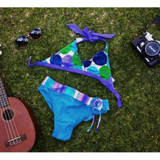 PANTIES SET BIKINI LUCU BIKINI GEMES SWIMWEAR BEACHWEAR SET BAJU RENANG WANITA