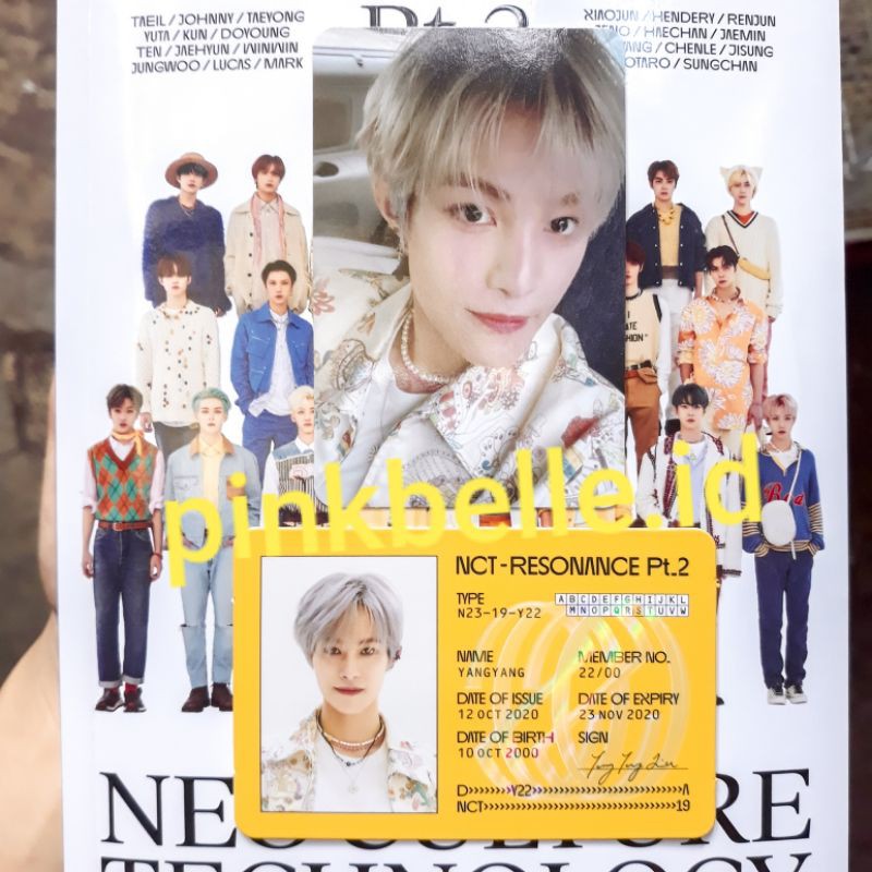 [READY STOCK] PC ID YANGYANG PHOTOCARD ID CARD YANGYANG NCT PT. 2 DEPARTURE