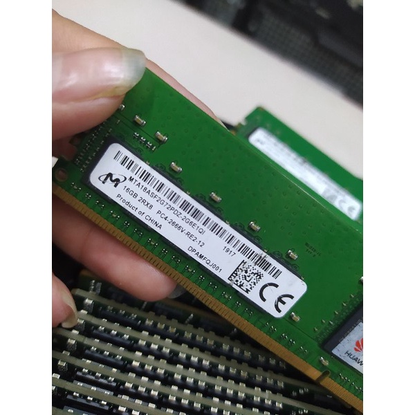 Memory Ram server 16Gb Ddr4-2666v ecc Register xeon R-Dimm original khusus buat pc server