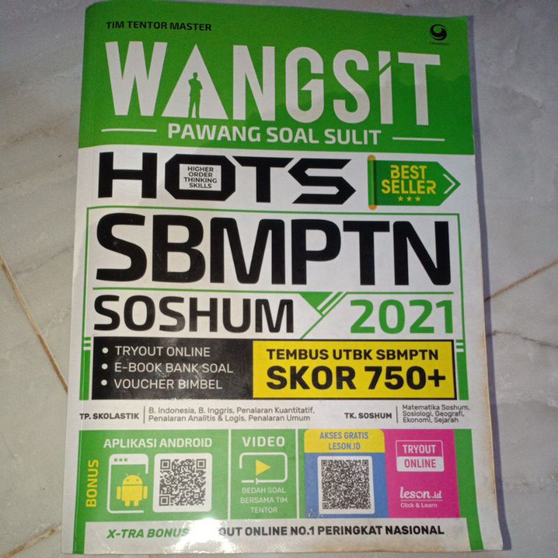 

PRELOVED WANGSIT SBMPTN SOSHUM