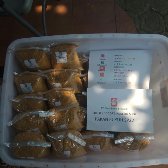TERLARIS pakan puyuh petelur merk sinta sp22 makanan puyuh pur sinta sp 22 10kg HGS0X-24