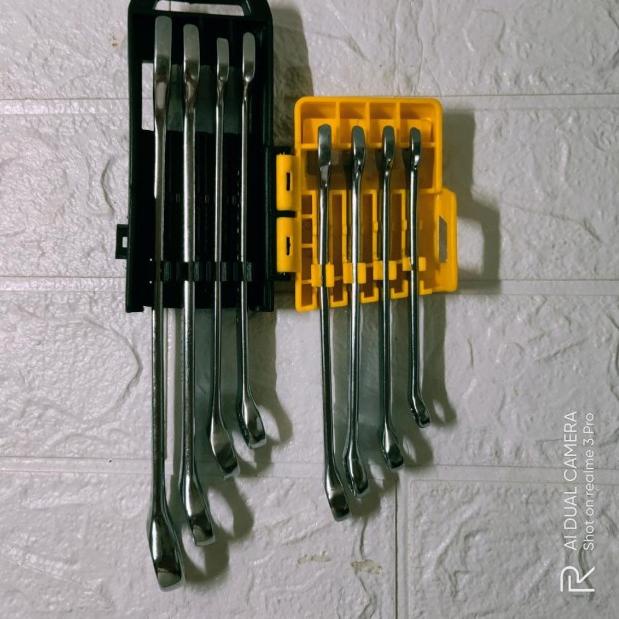 ✵ Bison 8-19 Kunci Ring Pas Set 8pcs Kunci Reng Pas set Kunci Pas Ring ►