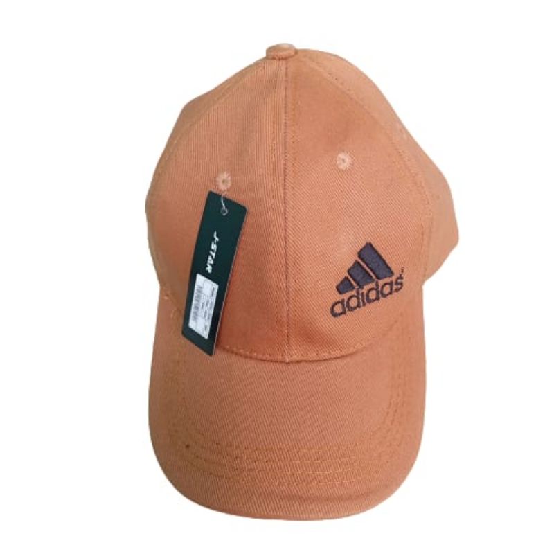 Topi adidas coklat cream
