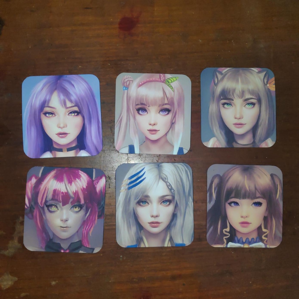 Sticker Pack Hololive ID vinyl Waterproof Realistic Anime