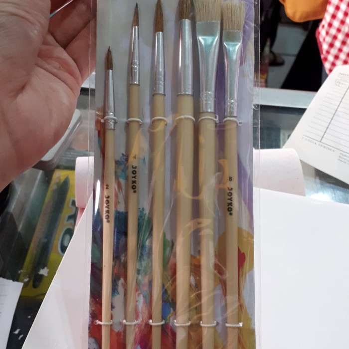 

(DISKON TERMURAH) kuas lukis set joyko br-1