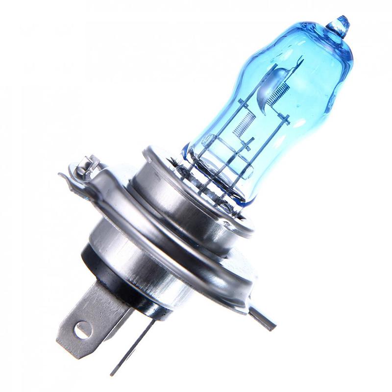  Lampu  Bohlam Halogen  Depan Mobil  H4 6000K Warna Putih 