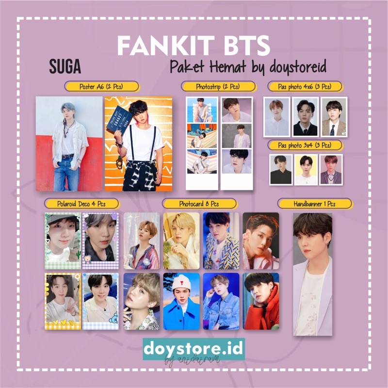 [BACA DESKRIPSI] Fankit BTS paket super hemat by doystoreid