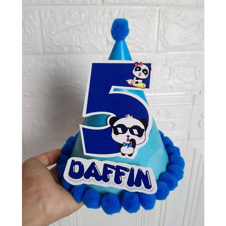 topi spesial baby buss/ topi ulang tahun baby buss/ topi ulang tahun baby bus