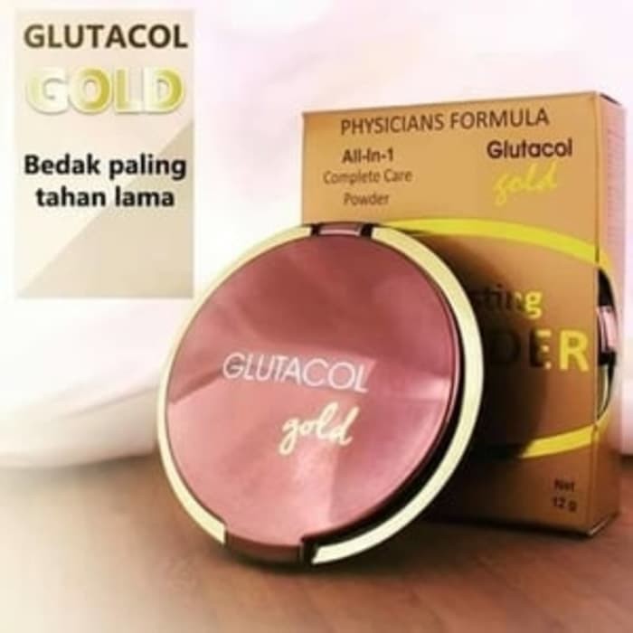 Bedak Glutacol Gold Cc Powder / Glutacol Gold Powder Long Lasting