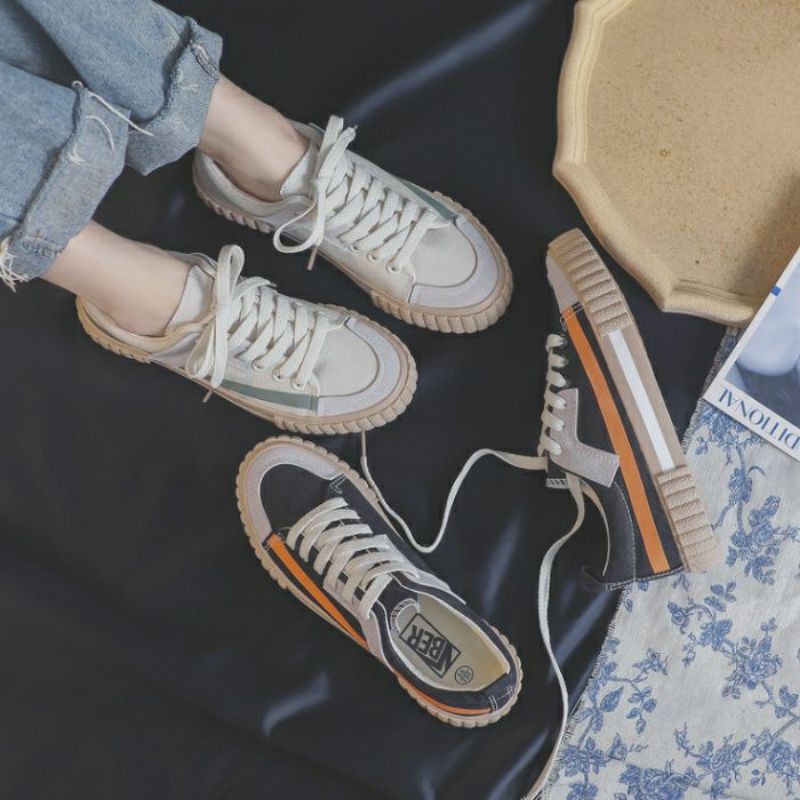 Sepatu Kanvas Wanita Impor Murah sepatu import SS6301 SEPATU WANITA IMPORT 2021