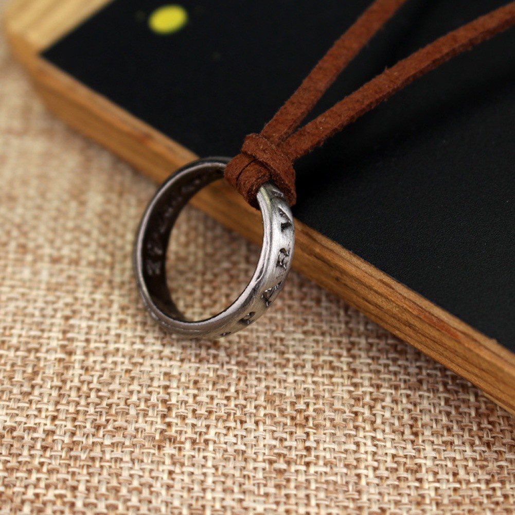 Non-mainstream Drake Alloy Ring Pendant Necklace Ring Necklace