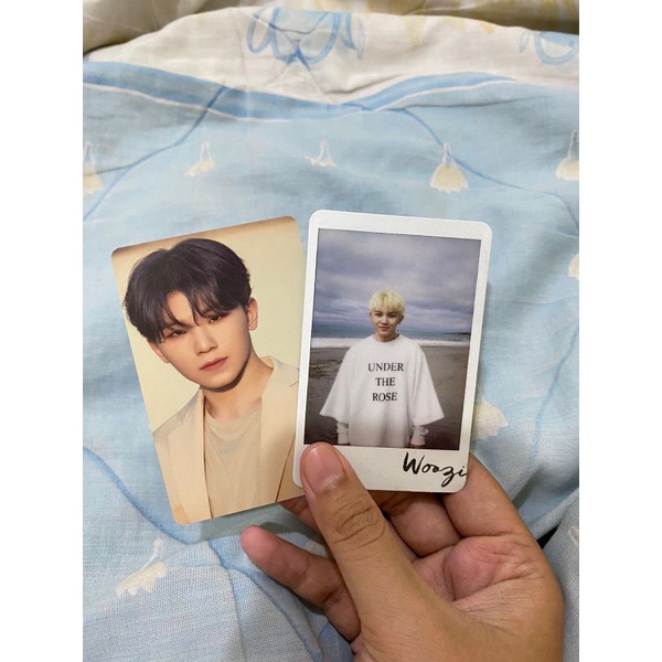 Pc photocard all alone al1 woozi seventeen