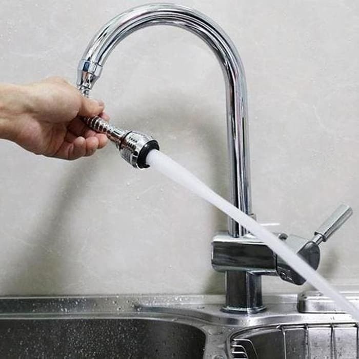 MAGIC Flexible HAND FREE Sprayer Keran Wastafel Faucet STAINLESS ORI