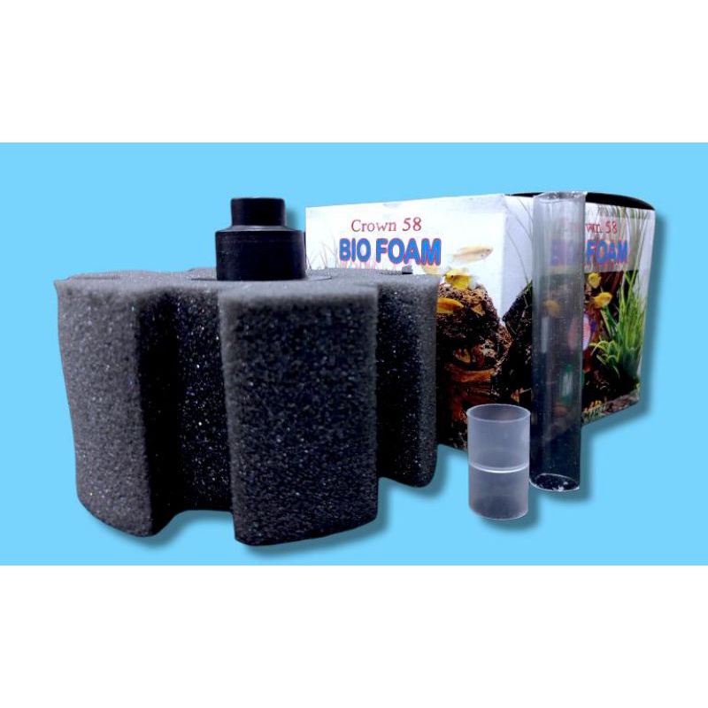 Media Filter mini filter Aquarium CROWN 58 BIO FOAM ukuran M