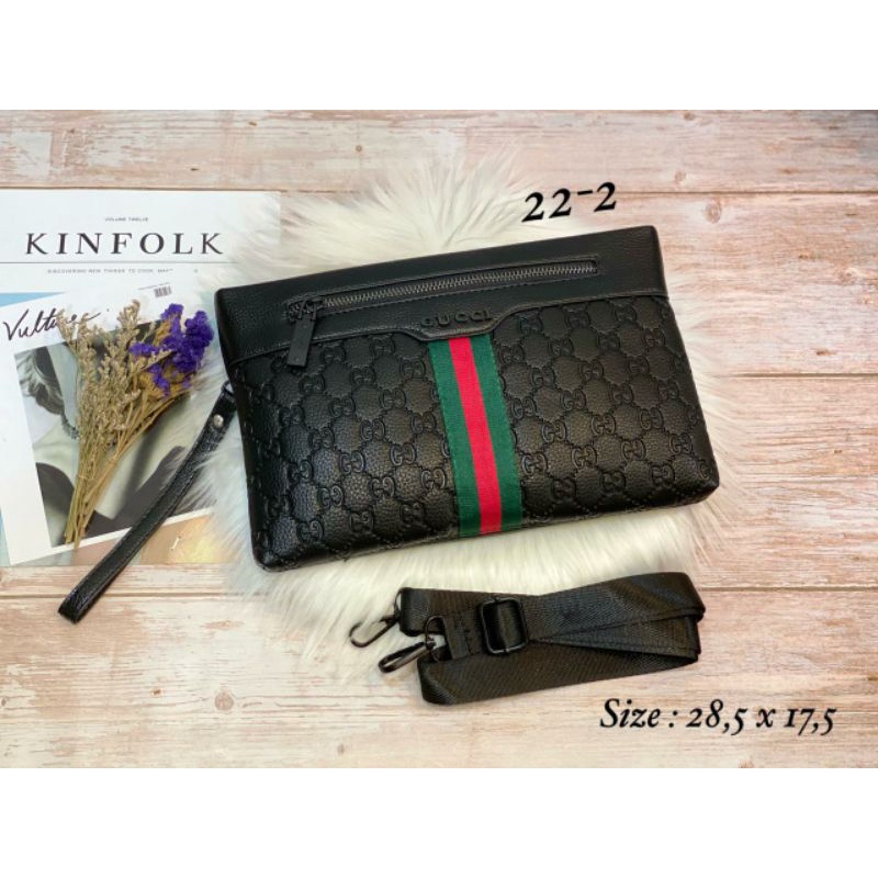 HANDBAGS CLUTCH FASHION 22 - 2 BLACK EMBOS IMPORTT SEMPREM