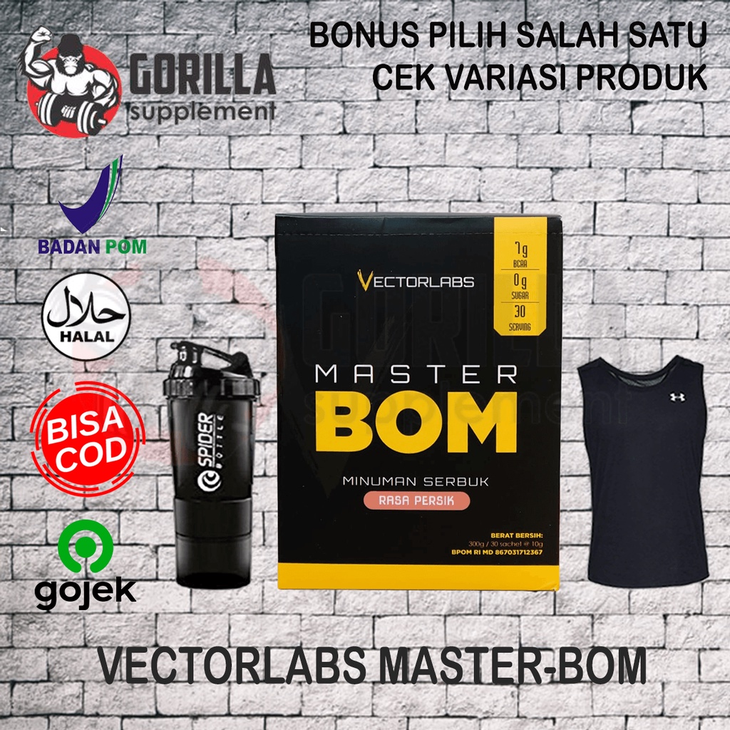 Vectorlabs Master BOM BCAA 30 Serving Sachet Vector Labs Amino Acid