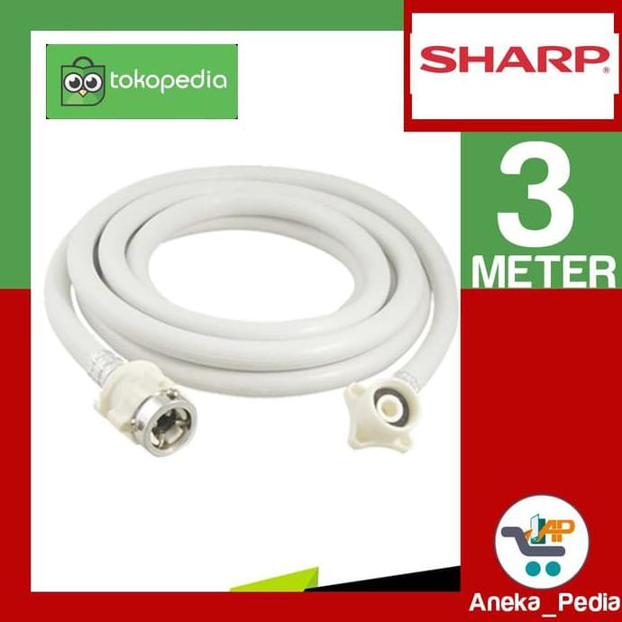 3 Meter Selang Water Inlet Masuk Air Mesin Cuci Sharp