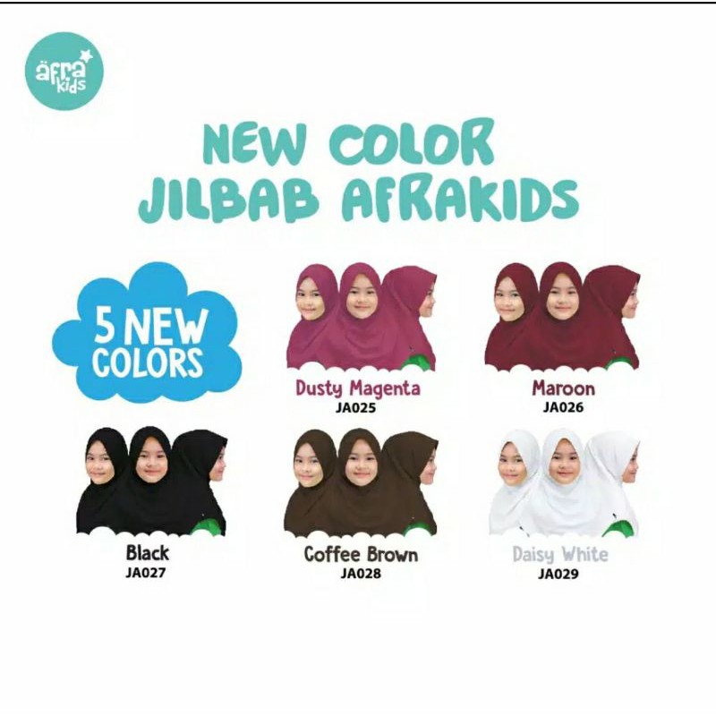 SALE CUCI GUDANG Jilbab Afrakids Original