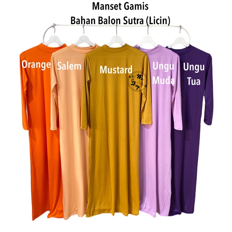 Inner Dress/Dalaman Gamis Bahan Balon Sutra (Licin) Murah