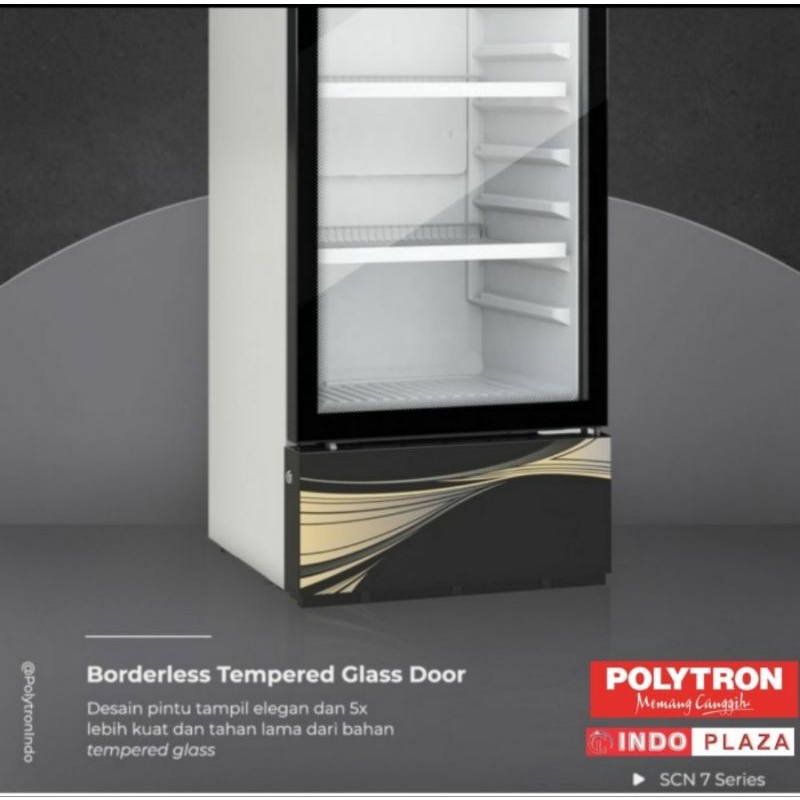 POLYTRON SHOWCASE 4 Rak 285 Liter SCN-237