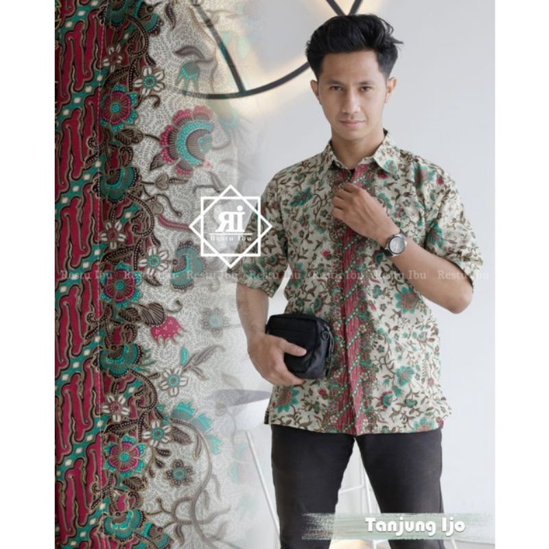 KEMEJA BATIK MODERN/KEMEJA BATIK PRIA/KEMEJA BATIK ACARA/KEMEJA BATIK LENGAN PENDEK/KEMEJA BATIK TERLARIS