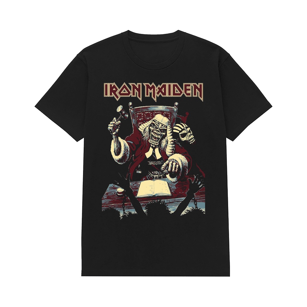 Rocknroll T-shirt Band Iron Maiden Judge