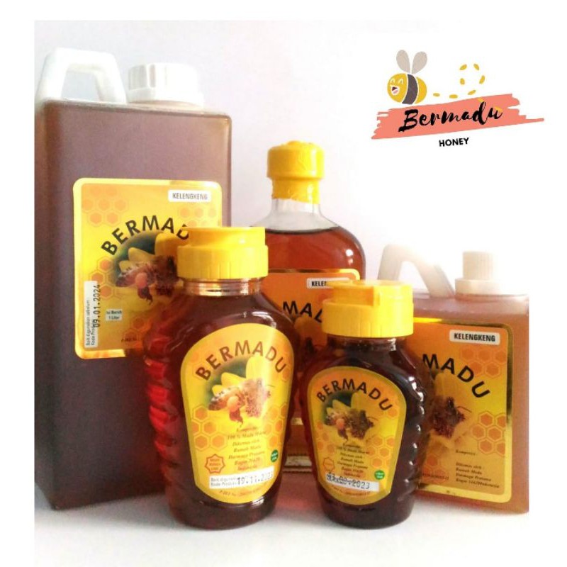 

Bermadu - MADU ASLI: Madu Murni Tanpa Campuran 1 L (1,4 kg)
