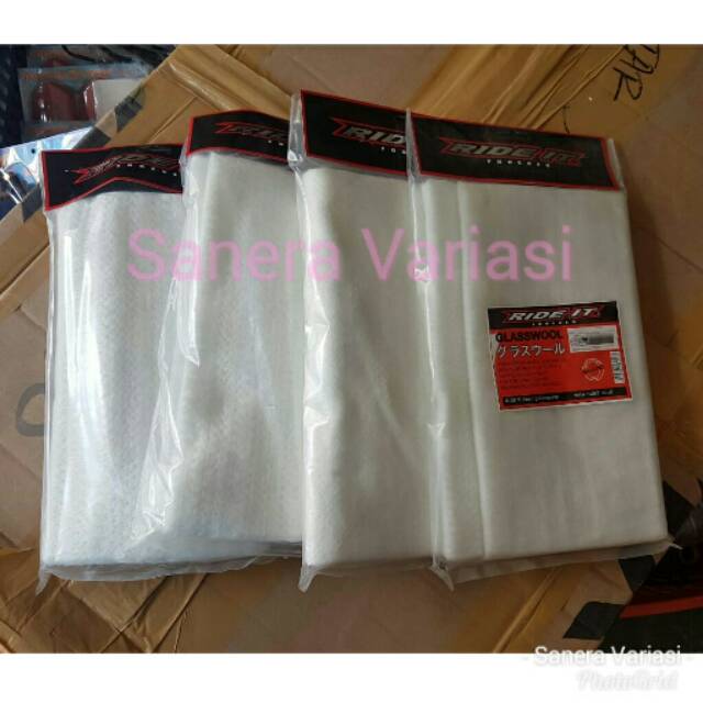 Glasswool knalpot ride it asli original ready harga grosir