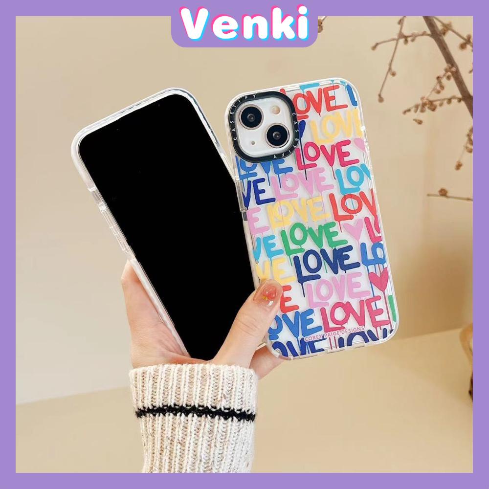 iPhone Case Silicone Soft Case Clear Case Thickened Shockproof Protection Camera Color English Compatible For iPhone 11 iPhone 13 Pro Max iPhone 12 Pro Max iPhone 7 Plus iPhone xr