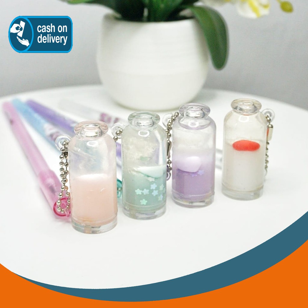 

PULPEN BOTOL AIR MILK SUSU PEN BUBBLE TEA MILK GEL PEN KARAKTER MURAH MINUMAN GELAS