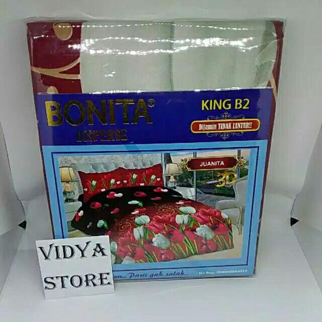 Bonita Sprei Terbaru Motif Melanie 3d Ukuran 160x200