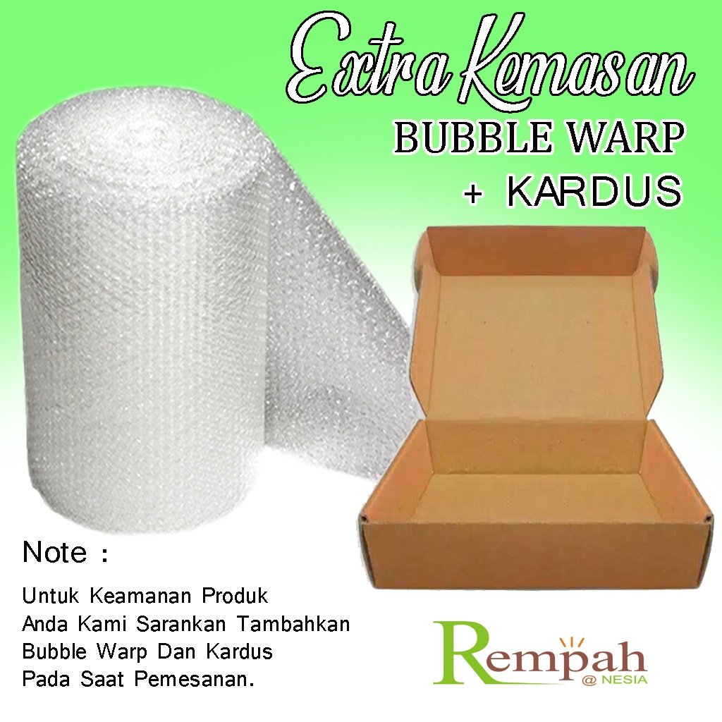

Exstra Kemasan Bubble Warp + Kardus Tambahkan Packing Kemasan Agar Aman Saat Pengiriman