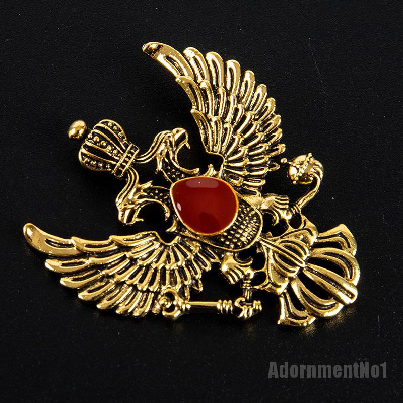 (Adornmentno1) Bros Pin Bentuk Elang Gaya Vintage Retro Untuk Pria