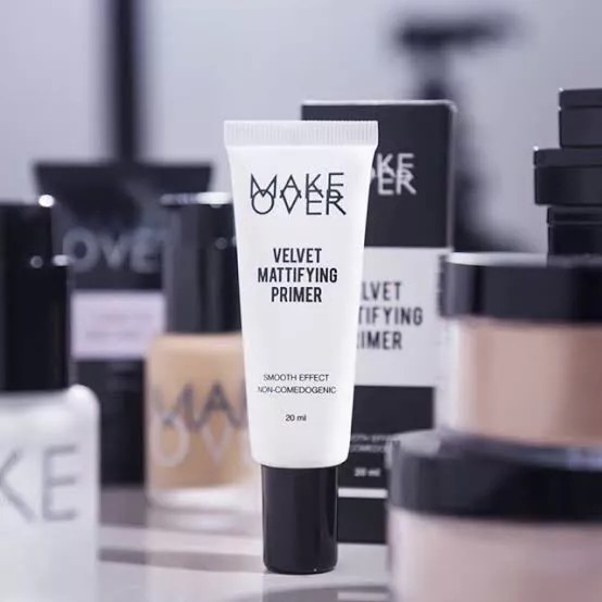 MAKE OVER Velvet Mattifying Primer ❤ jselectiv ❤ Primer Tanpa Warna Untuk Menyamarkan Kerut dan Pori dari MAKE OVER - ORI✔️BPOM✔️COD✔️