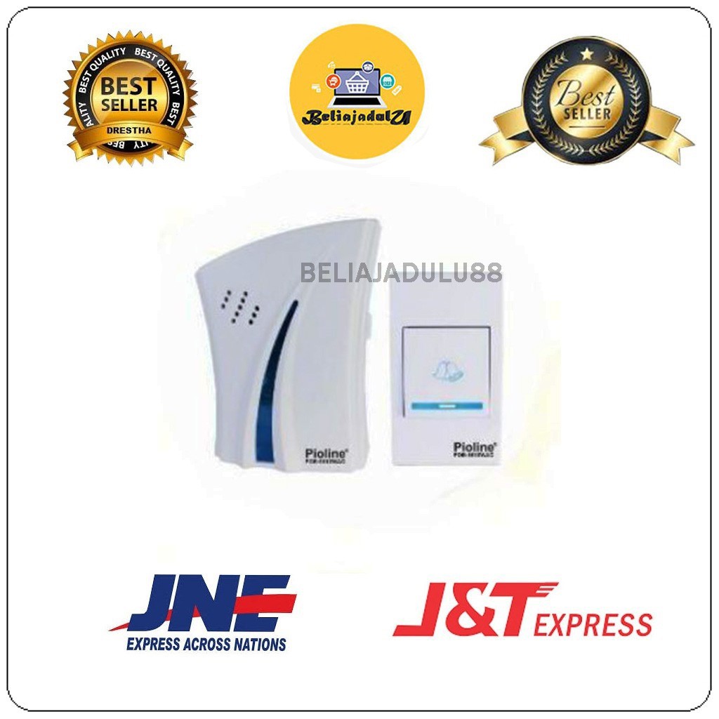 Beliajadulu88 Wireless Door Bell Bel Pintu Rumah 32 Melody PDB-7610WAC Pioline