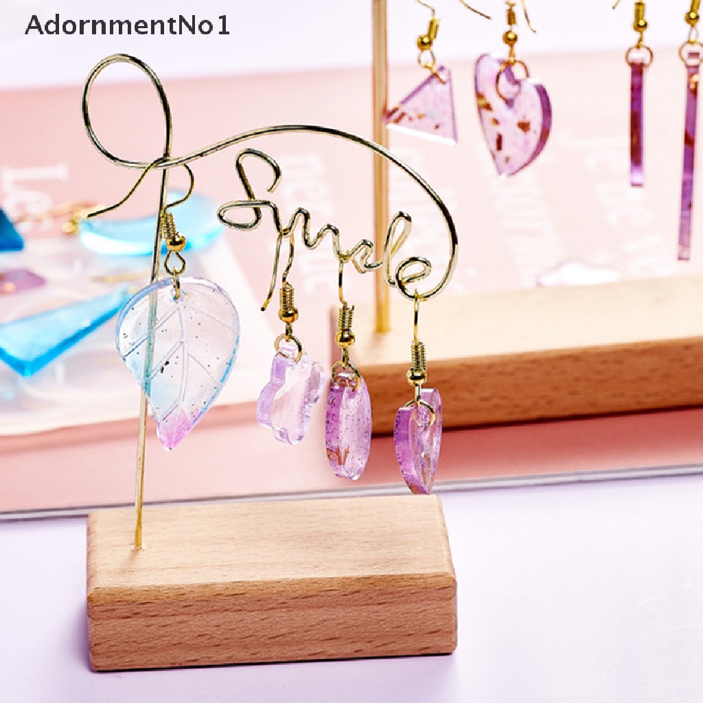 (AdornmentNo1) Cetakan Resin Handmade Bahan Silikon Untuk Membuat Anting / Kalung / Liontin