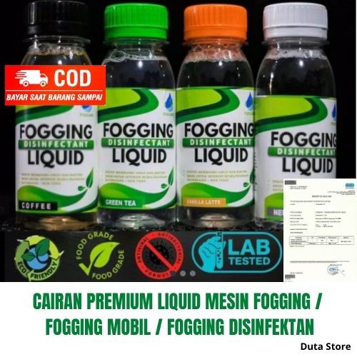 CAIRAN LIQUID PREMIUM MESIN FOGGING / FOGGING MOBIL / FOGGING DISINFEKTAN 100 ml (BERSERTIFIKAT)