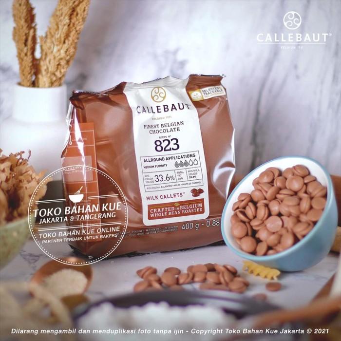 

Bahan Kue Callebaut Chocolate Couverture Milk 33,6% 823Nv 400Gr Asli 823 Coklat