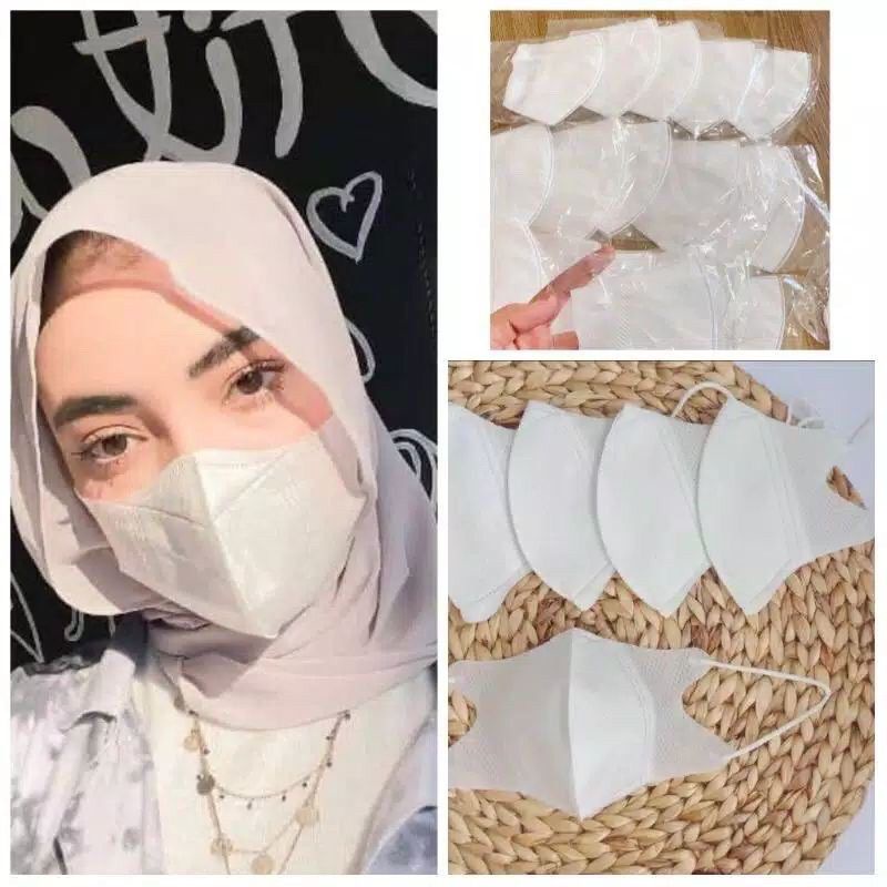 masker duckbill garis