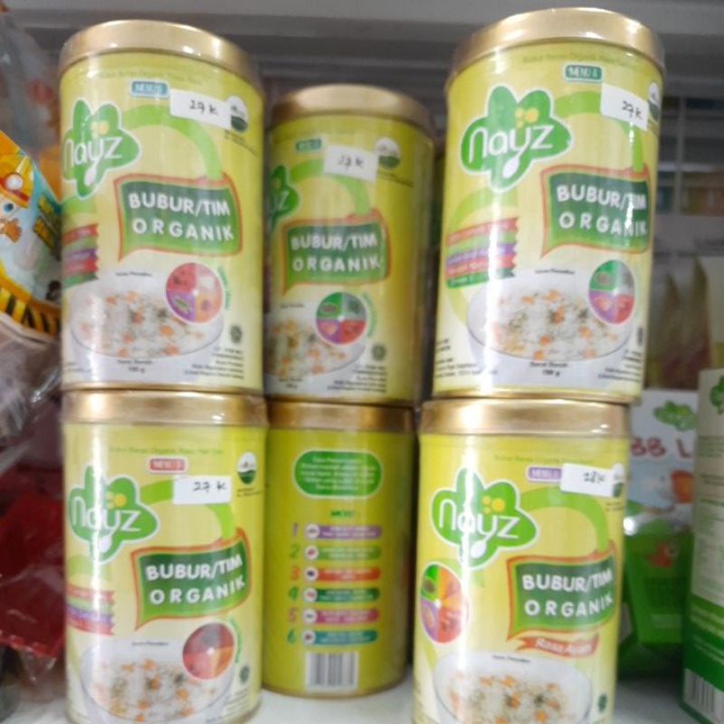 Jual Nayz Bubur Beras Organik Mpasi Kemasan Kaleng Shopee Indonesia