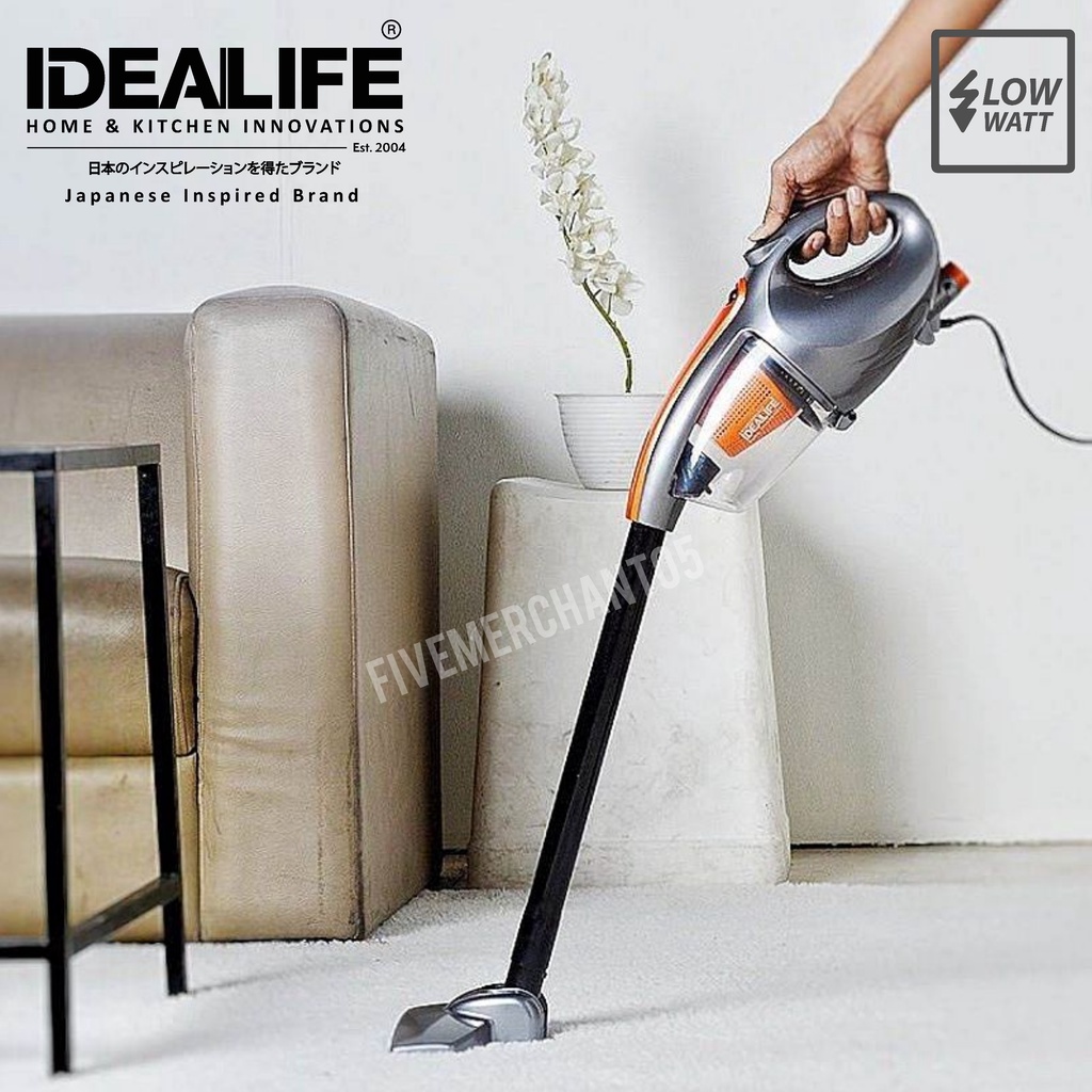 Vacuum Cleaner IDEALIFE IL 130S + Stick Penyedot Debu Idealife Blower Idealife Penyedot Karpet Mobil Rumah