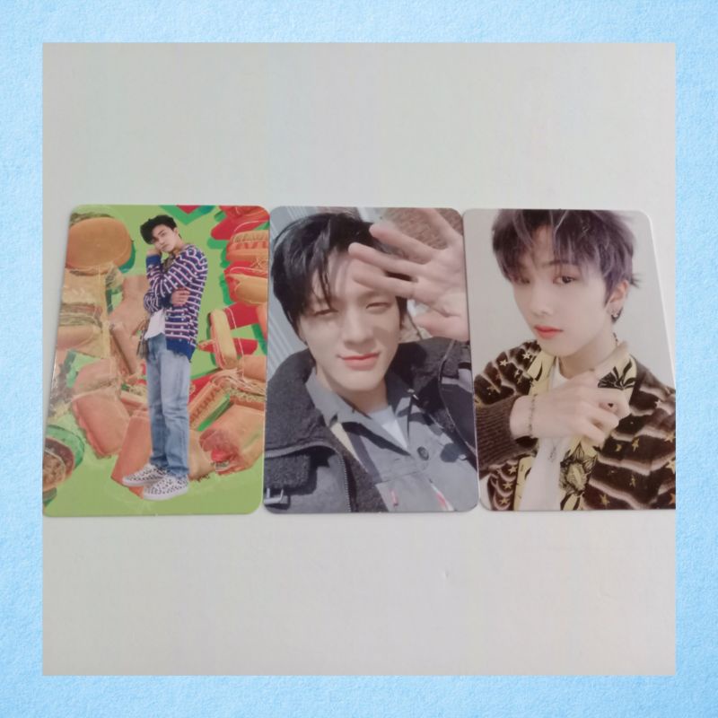 NCT Dream - hot sauce photocard (jisung crazy, jaemin ar clip, jeno ar selca pc)