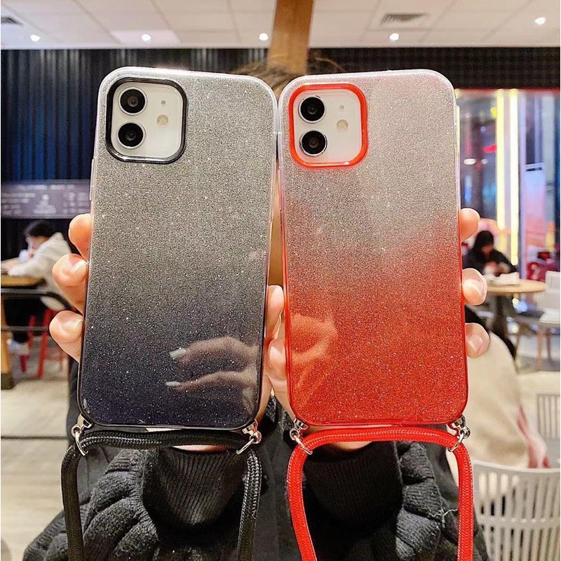 CASE GLITER TALI NAGITA LANYARD SAMSUNG S21+/S21 ULTRA